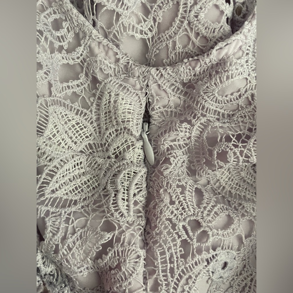 Saylor Lilac Lace Purple Dress Size Medium - Picture 13 of 13